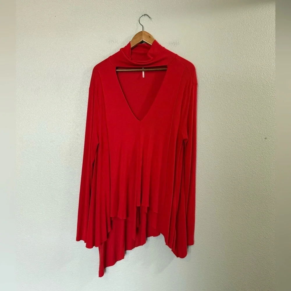 Free People Free People Uptown turtleneck tunic top Medium